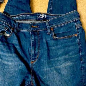 LOFT Modern Ankle Skinny Jeans